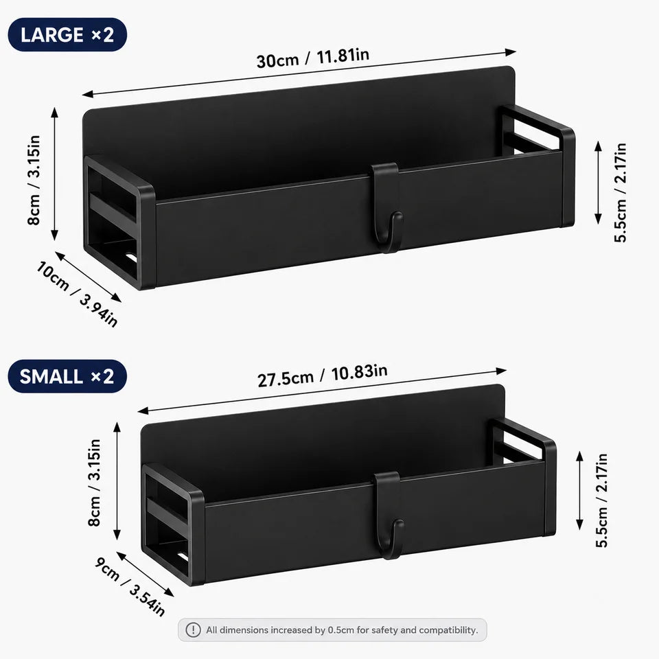 SuiteRituals magnetic organizer rack detail